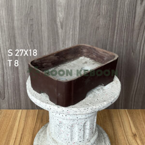 Pot Bonsai Ceper Coklat