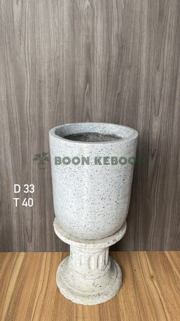 50ADDB37-2A0C-4E87-A071-1CAD8A80BB43 Pot Putih Kapsul Sedang